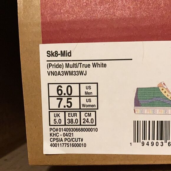Vans Sk8 Mid Pride - Picture 10 of 10